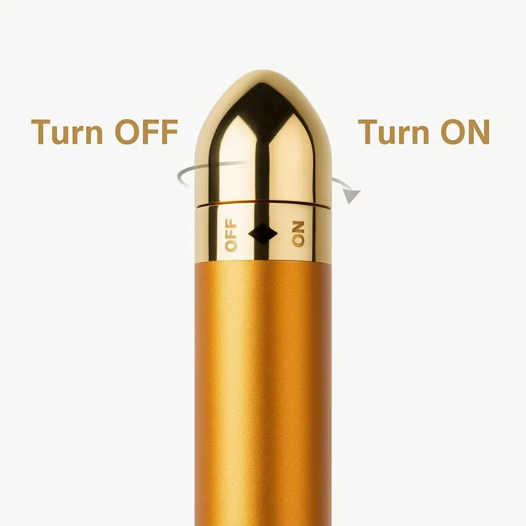 Premium 24K Gold Energy Beauty Bar Electric Facial Massage Roller