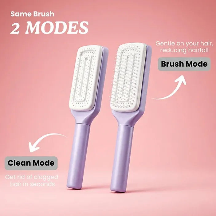 Self-Cleaning Hair Brush