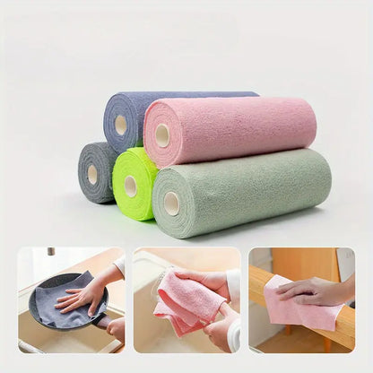Premium Microfiber Cleaning Cloth Roll