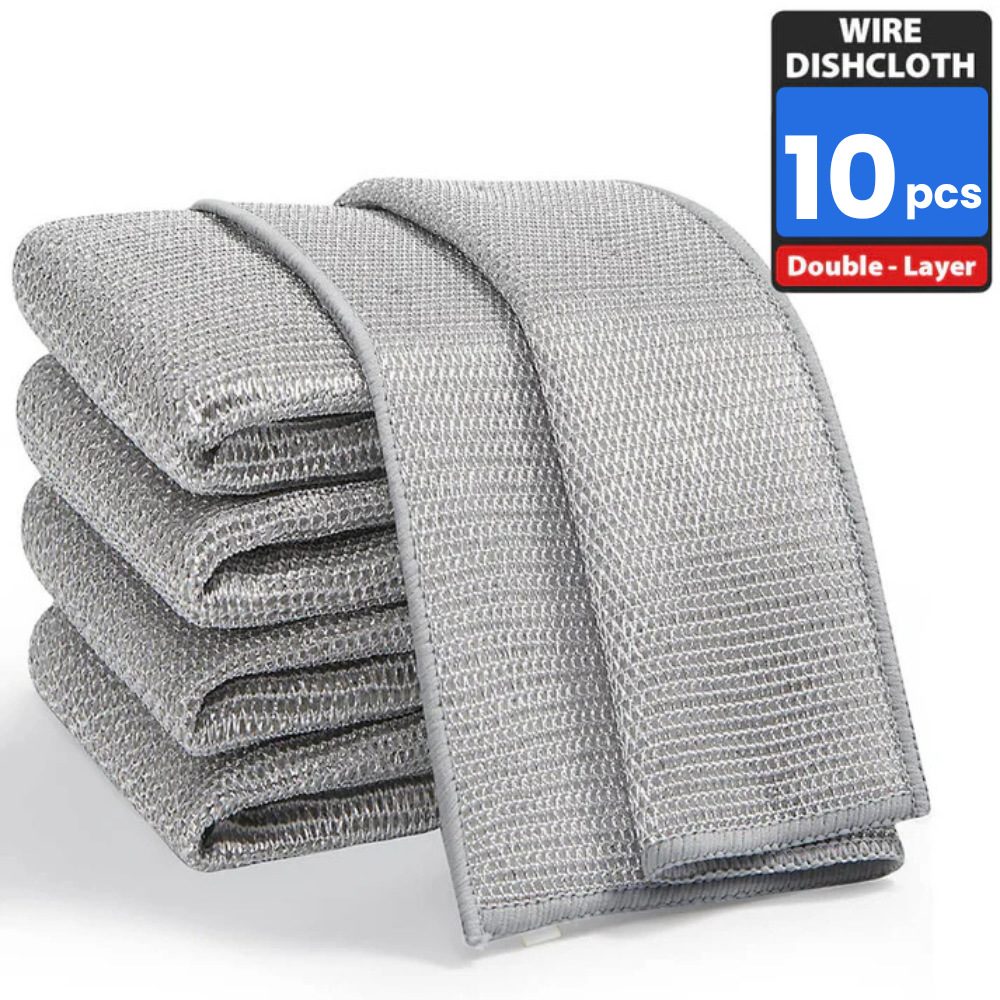 Double Layered Wire Dish Cloth
