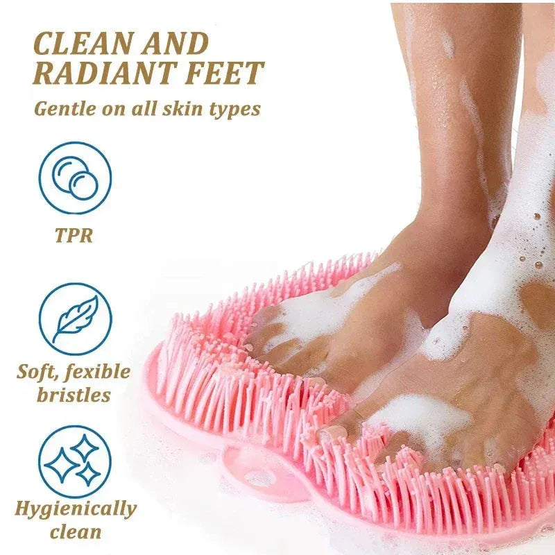 Silicone Shower Foot Scrubber Mat