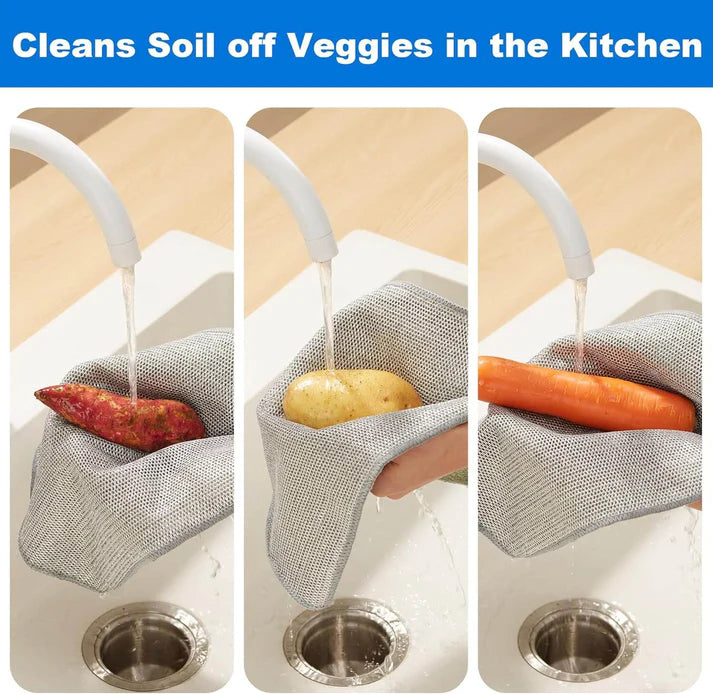 Double Layered Wire Dish Cloth