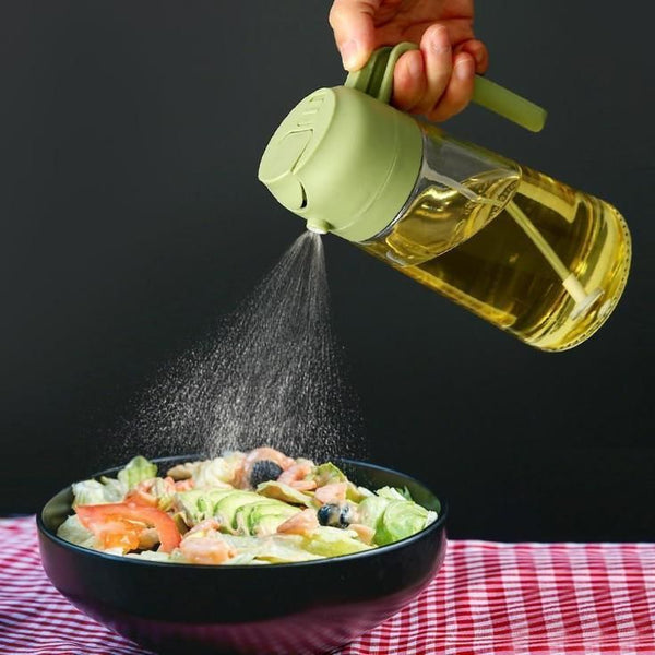 2-in-1 500ml Oil Dispenser - Spray and Pour Design