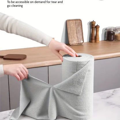 Premium Microfiber Cleaning Cloth Roll
