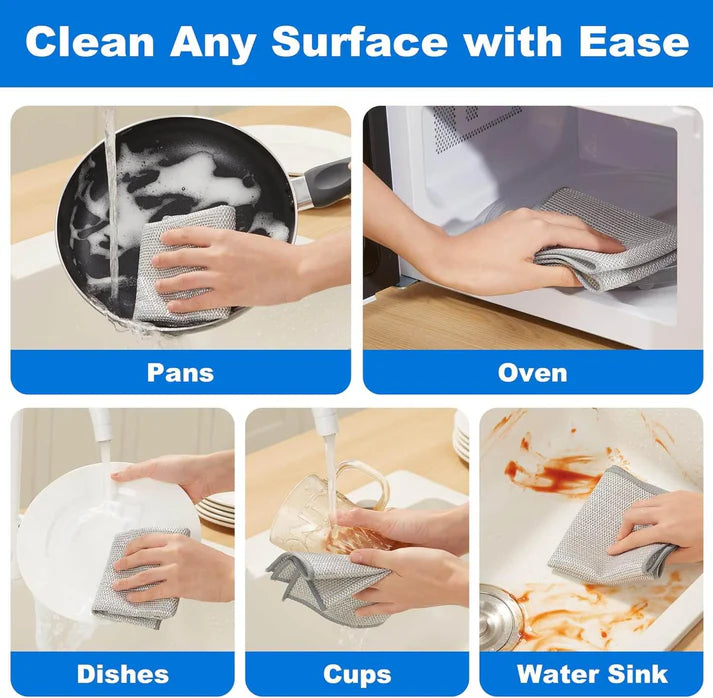 Double Layered Wire Dish Cloth