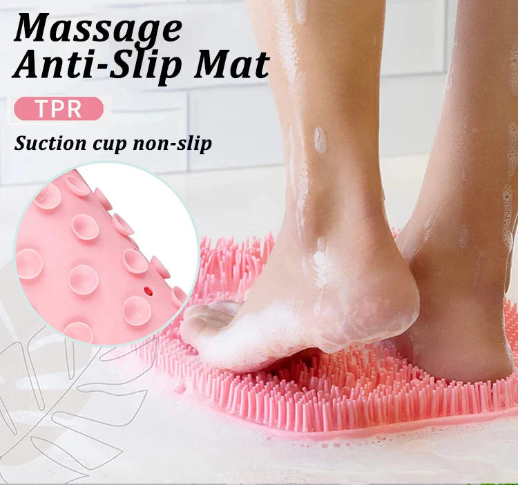 Silicone Shower Foot Scrubber Mat