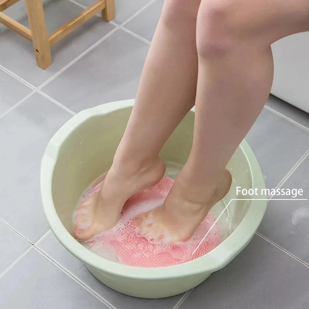 Silicone Shower Foot Scrubber Mat